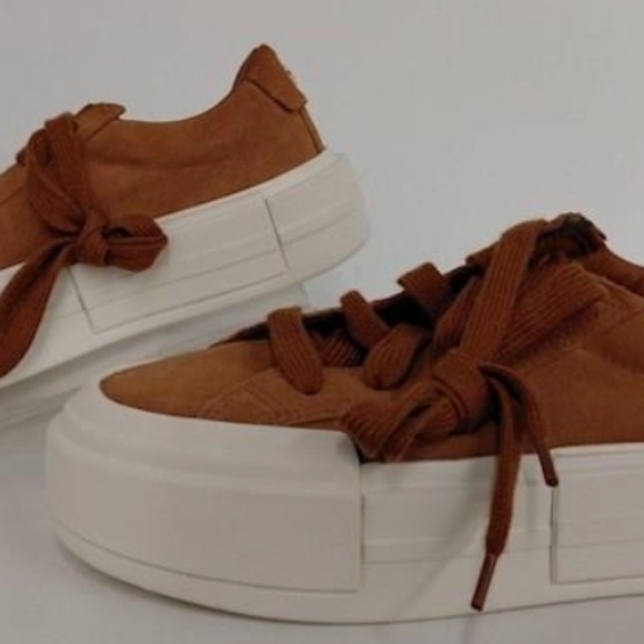Converse Cruise Suede Leather Platform Sneakers Wmn's Size 8 NWOT MSRP $85 - Picture 4 of 8